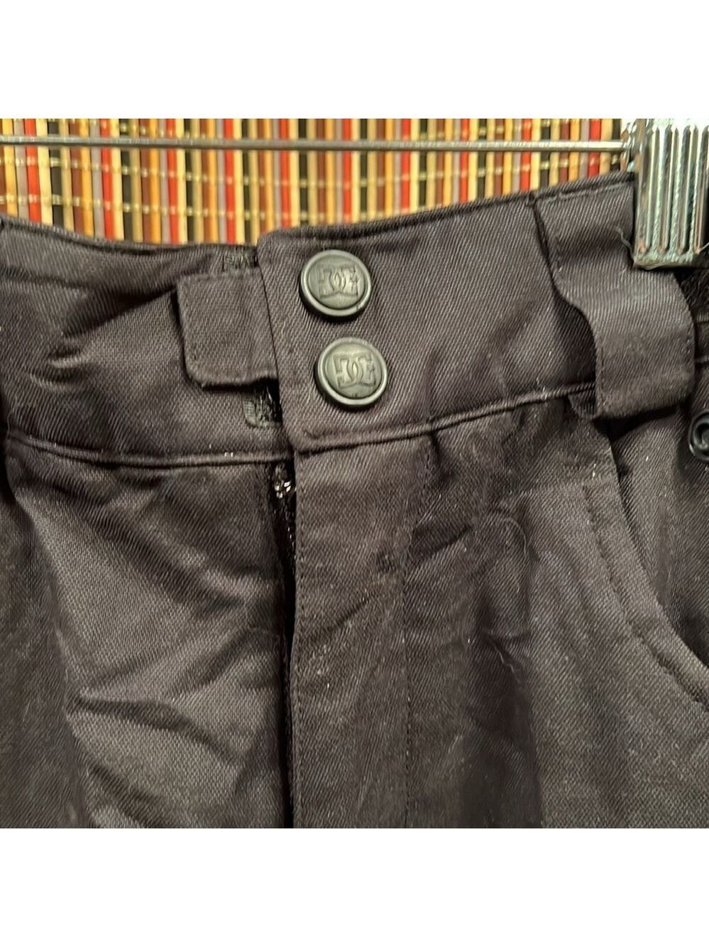 DC Ski Pants, Kids M, Adj waist 12.5”, L32”, Canvas outside, zip pockets (T6) - Picture 7 of 13